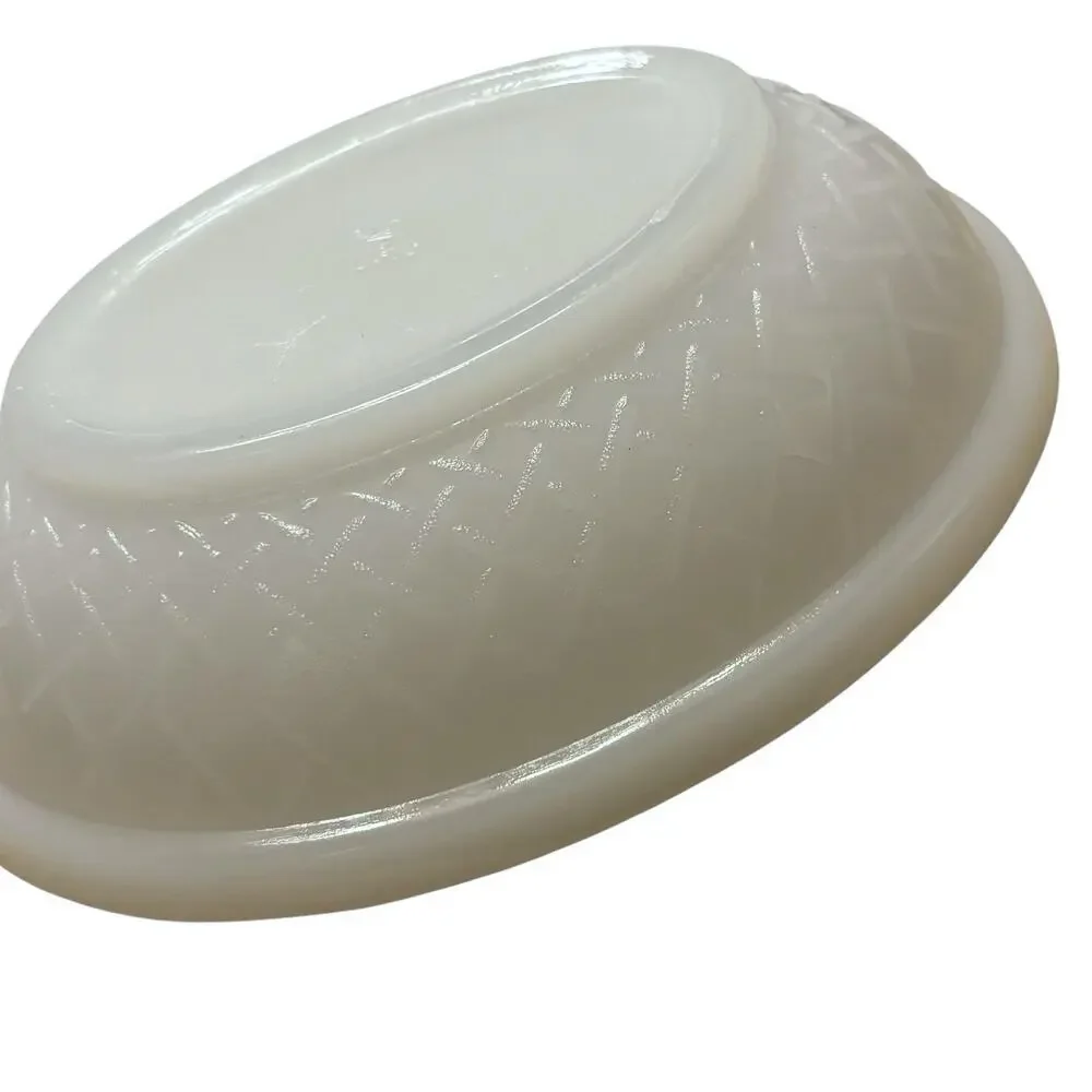 Vintage Hazel Atlas Milk Glass Hen on Nest Dish Small White 4.3